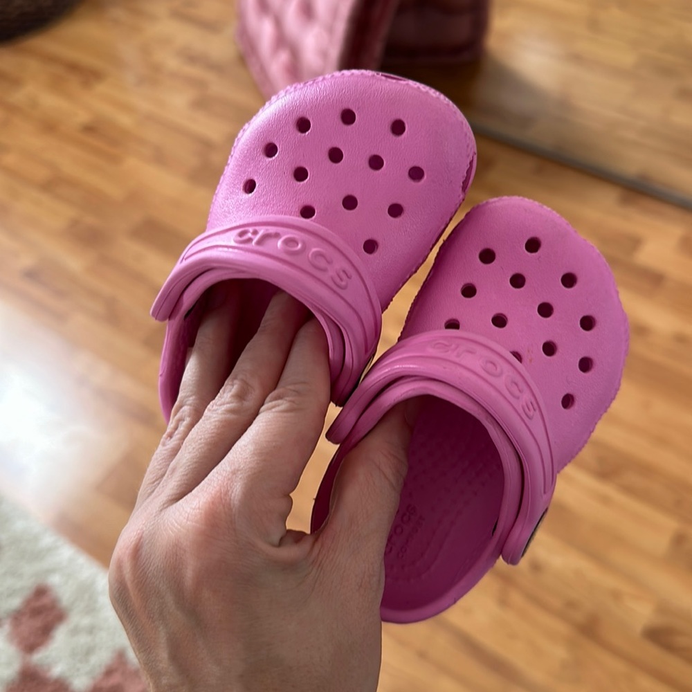 Pink Toddler Crocs